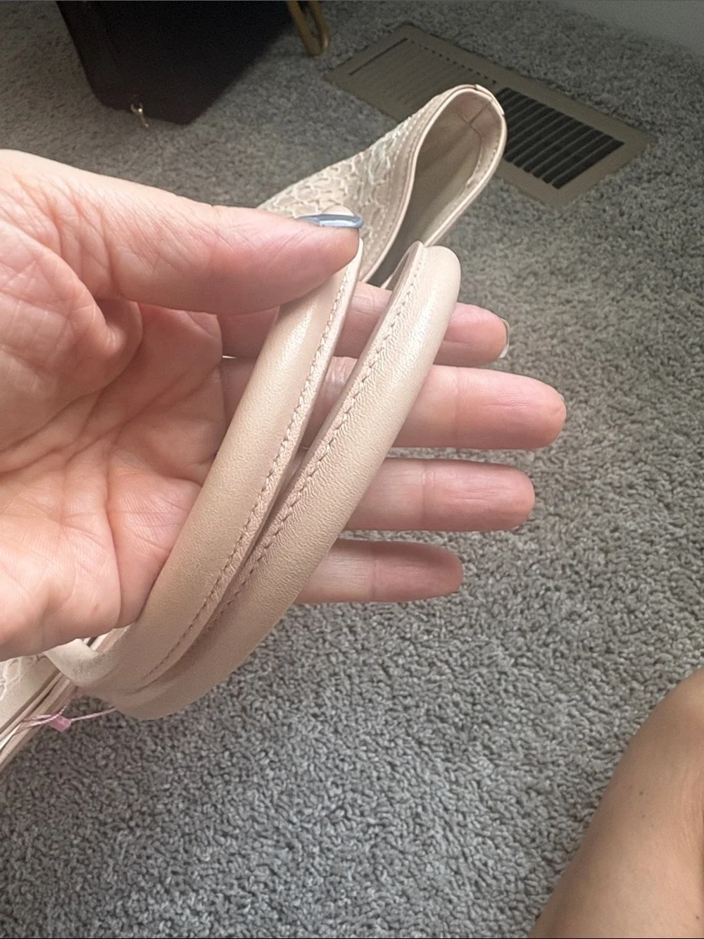 Dolce and Gabbana pale pink tote